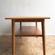 Table en teck blond des années 1960