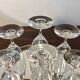 6 Baccarat glasses Funel shaped late 19th - early 20th century 