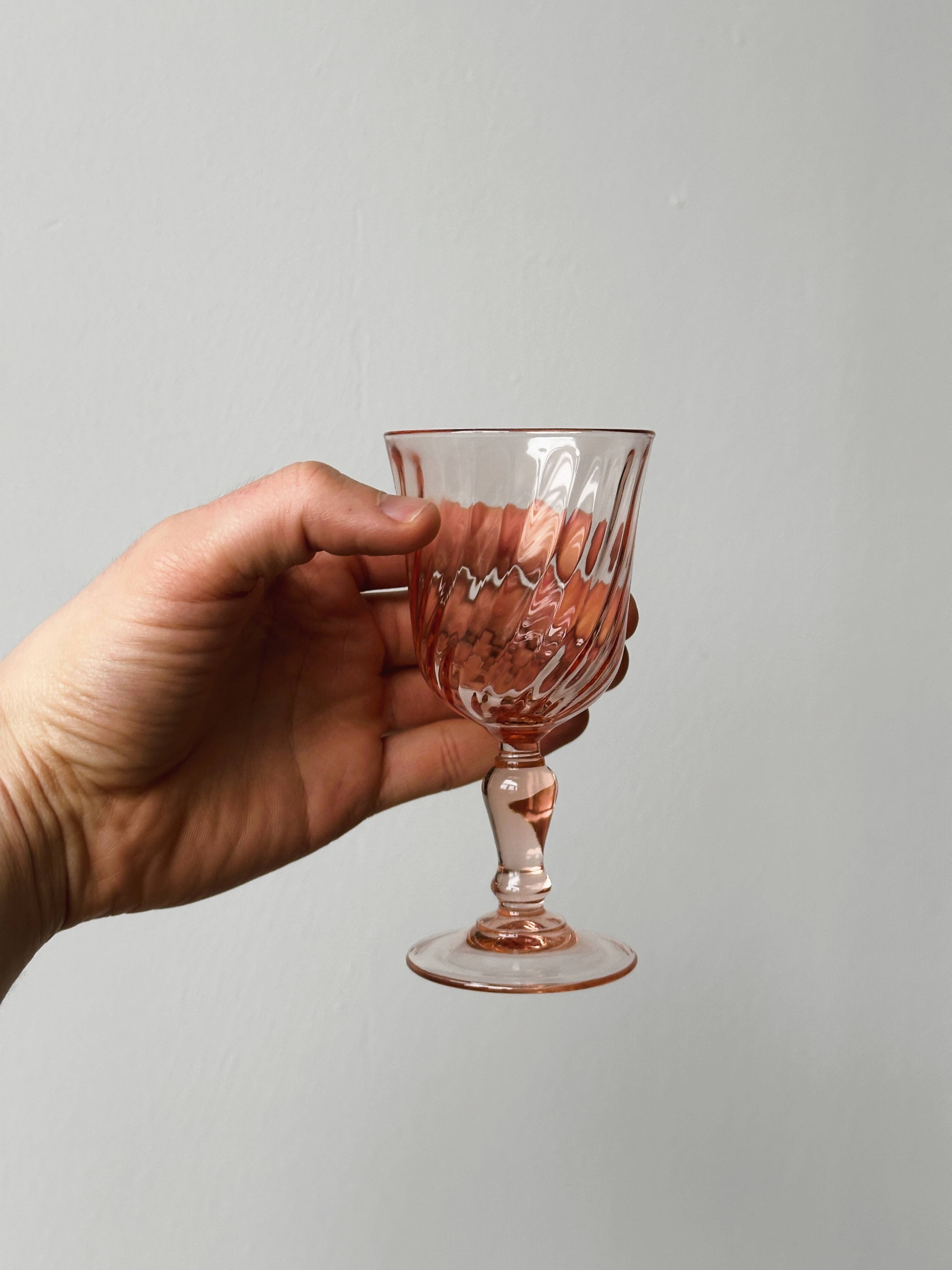 6 Rosaline liqueur glasses.