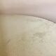 Round mirror beveled 1950