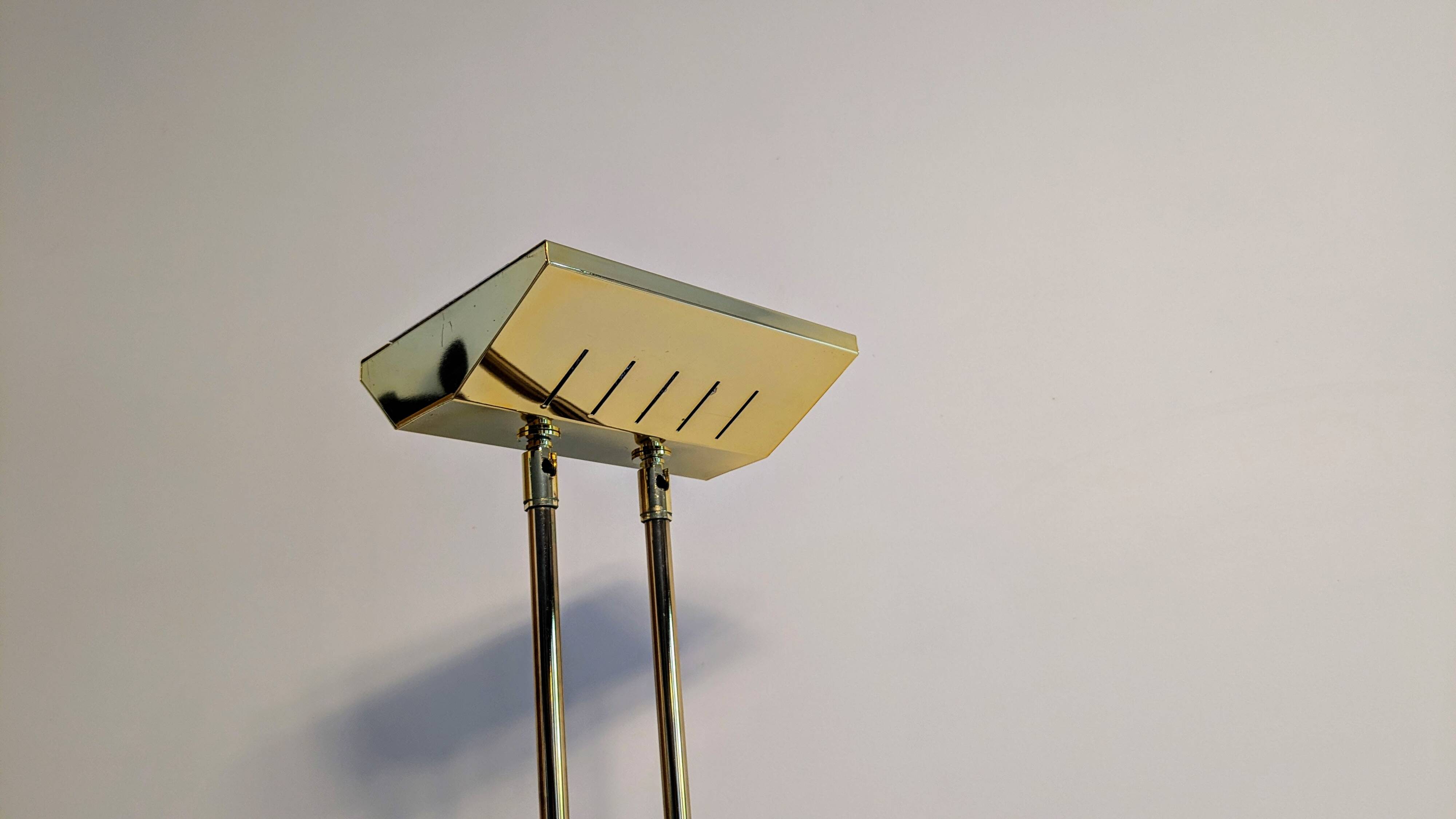 Vintage halogen floor lamp by Relco Milan Italy