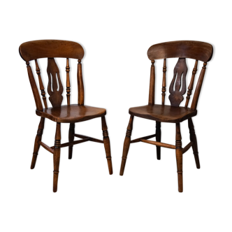 Elm wooden country chairs