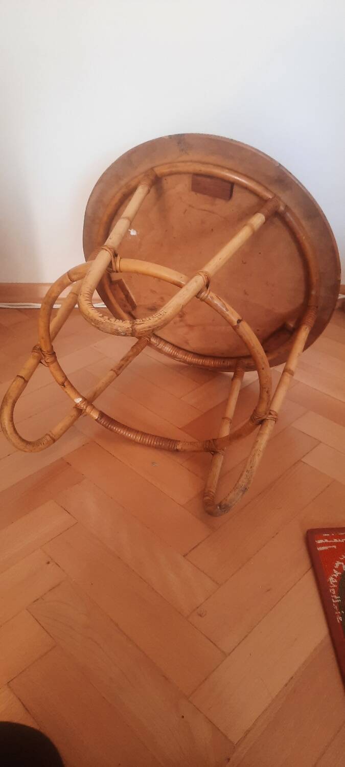 Table basse bambou
