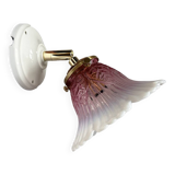 Pink Art Deco wall light