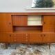 Living Scandinavian teak sideboard, 1950s