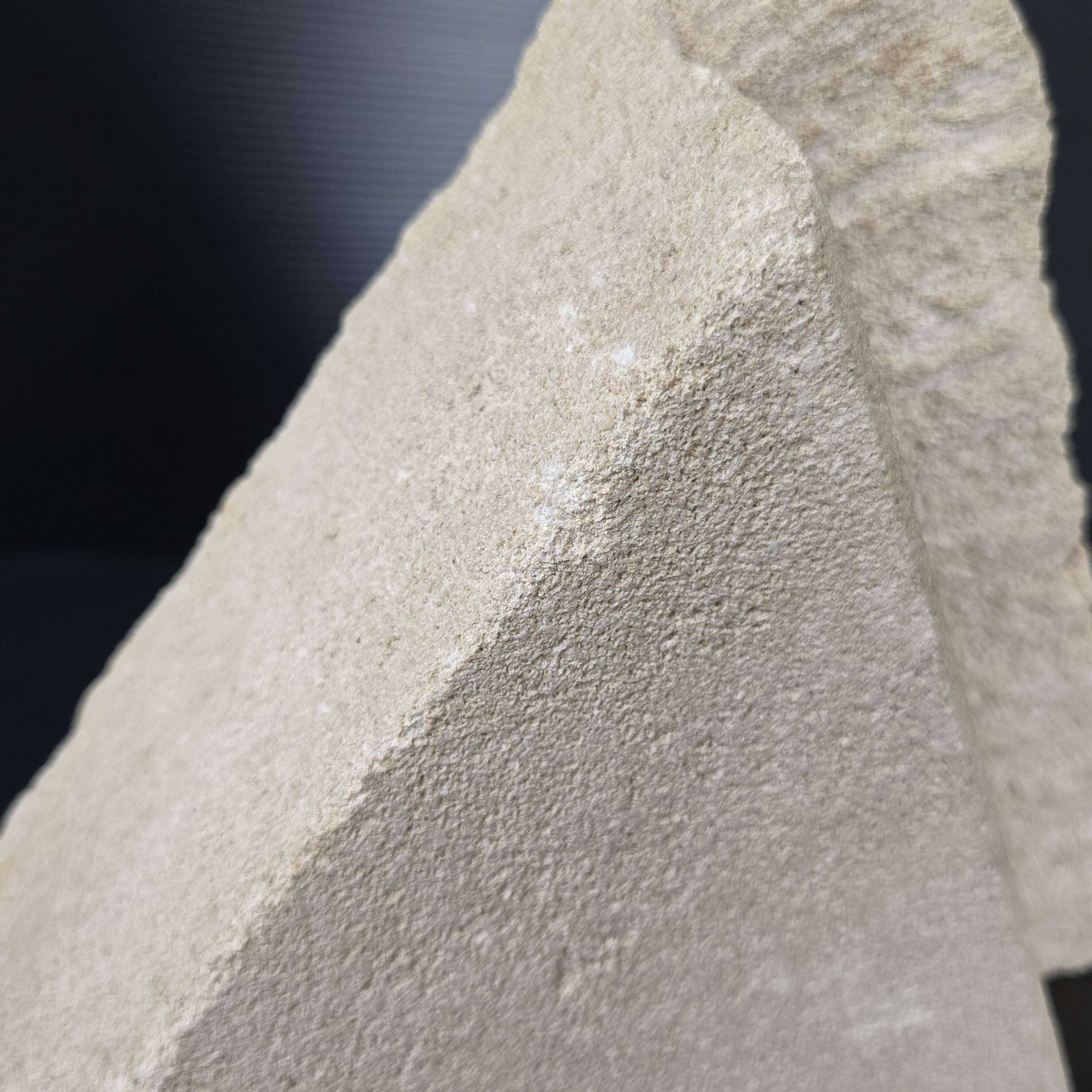 Vintage stone pyramid lamp 1970