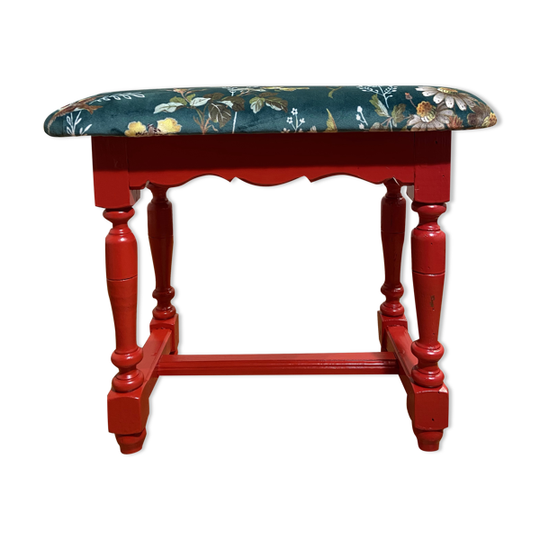 Tabouret velours clark and clark