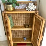 Rattan wall cabinet 82X48