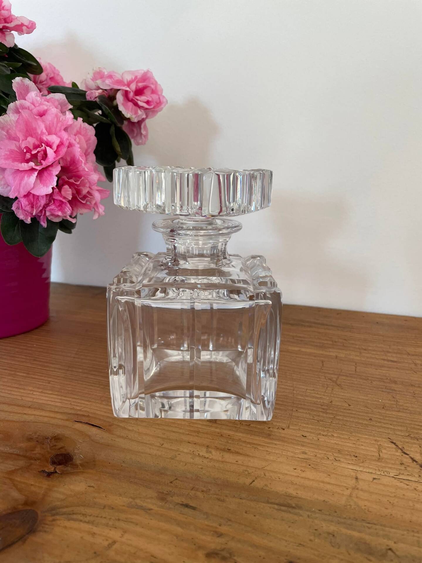 Crystal carafe Val Saint Lambert