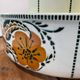Antique bowl and basin from Saint-Amand, decorated earthenware, 1920s