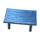 Tabouret ou repose pieds shabby