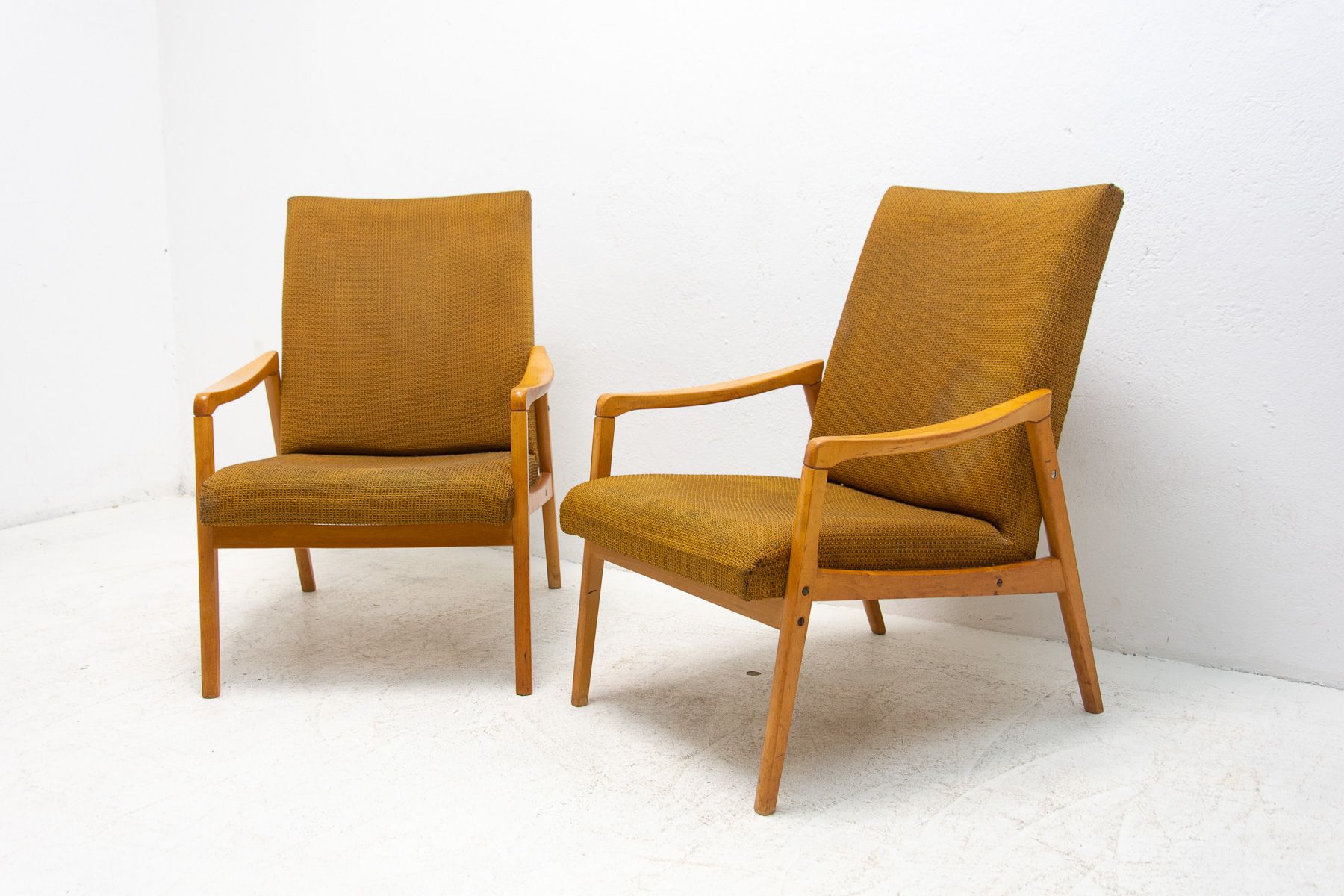 Pair of armchairs by Jiří Jiroutek for Interiér Praha, 1970