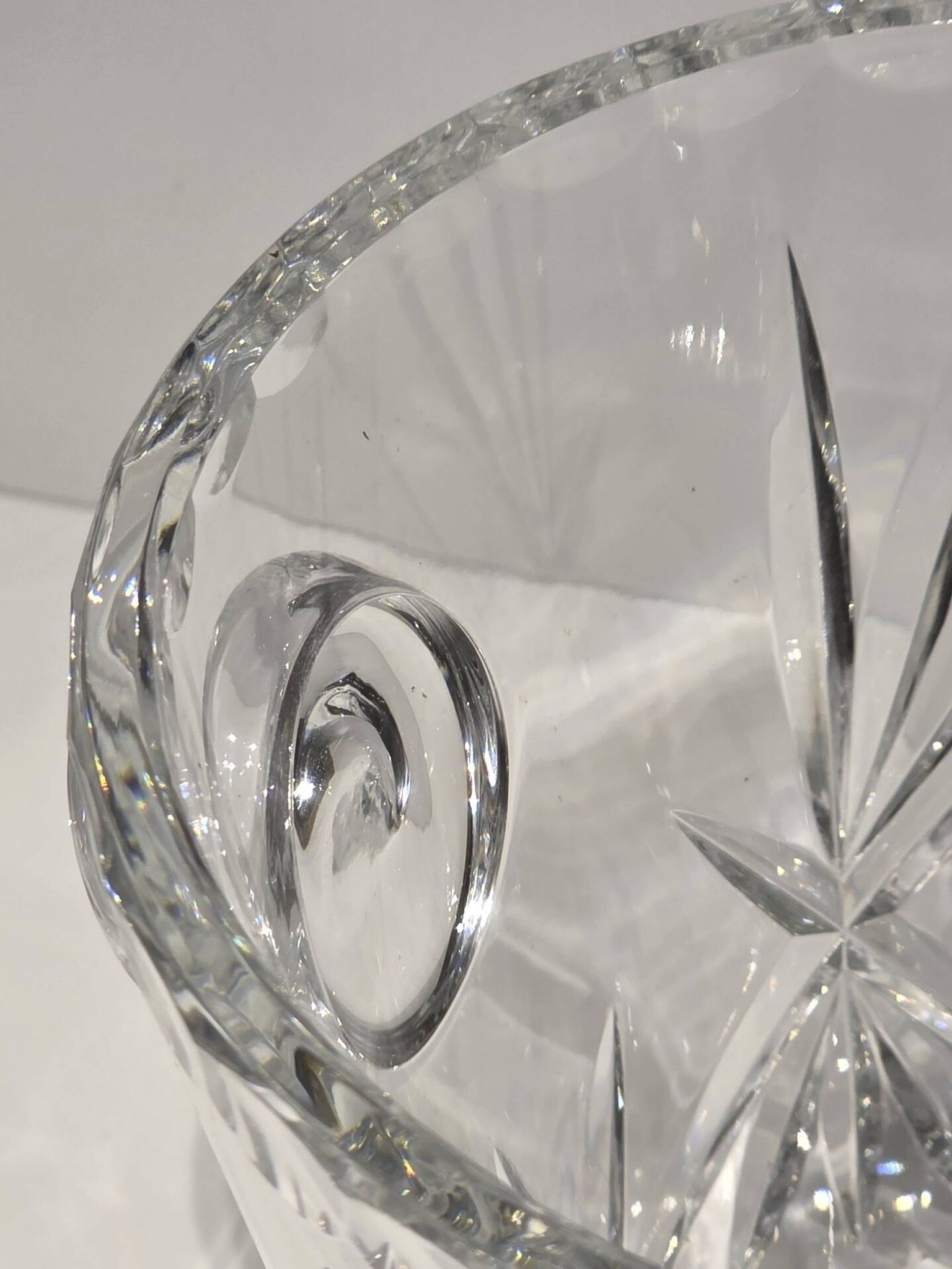 Ice bucket (Champagne bucket) Bohemian crystal