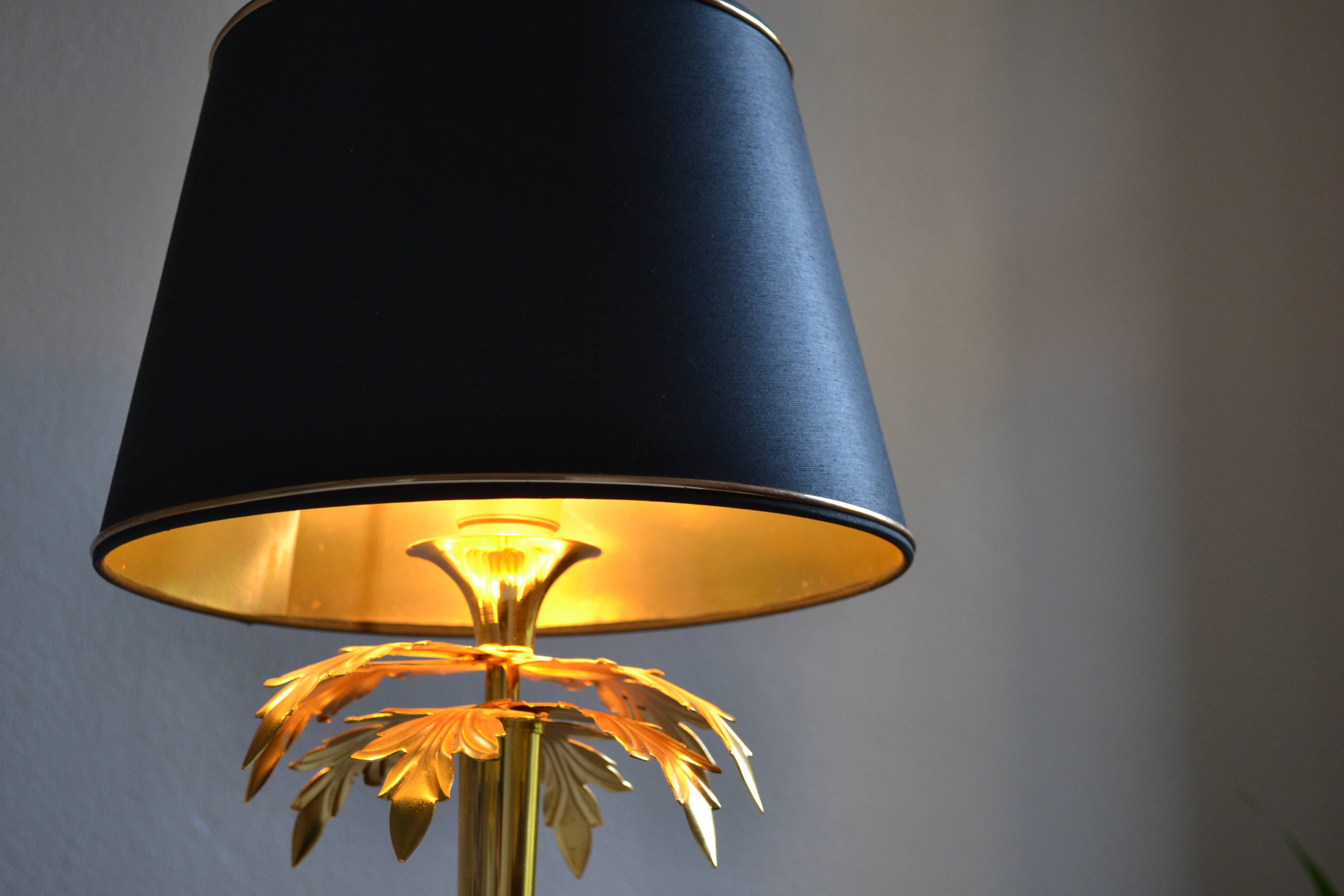 “Palm tree” lamp chandelier Deknudt Belgium