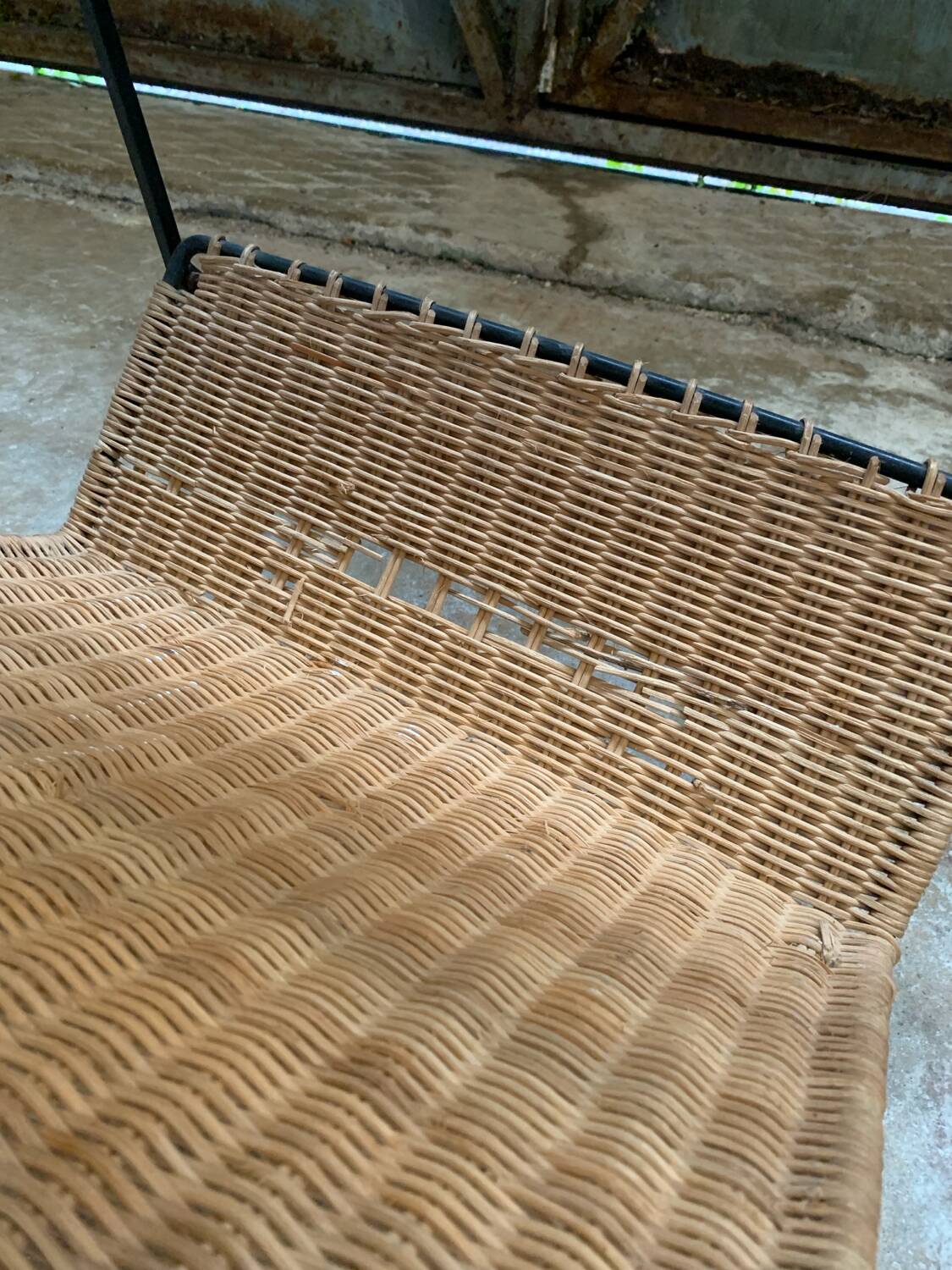 Pair of Raoul Guys Wicker Magazine Racks Circa 195