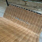 Pair of Raoul Guys Wicker Magazine Racks Circa 195