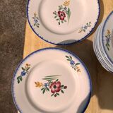 Magnificent antique Digoin & Sarreguemines dinnerware set – 25 pieces