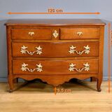 Cherrywood chest of drawers, stamped A.Mailfert – 1st part of the 20th century