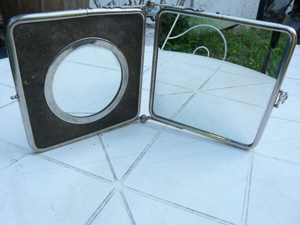 Miroir de barbier diptyque 1 face grossissant