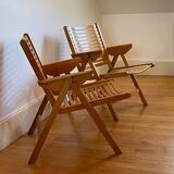 Pair of Rex armchairs by Niko Krajl for Impakta Les, 1956