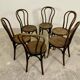 Set of 6 Bentwood Bistro Chairs N 18