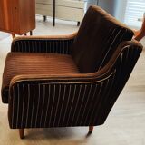 Two mid century armchairs vintage - set 2 chairs