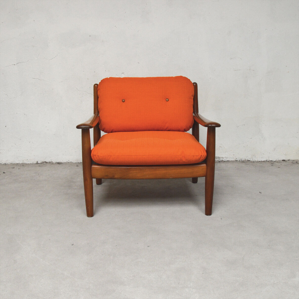 Knoll Antimott  teak armchair 1960