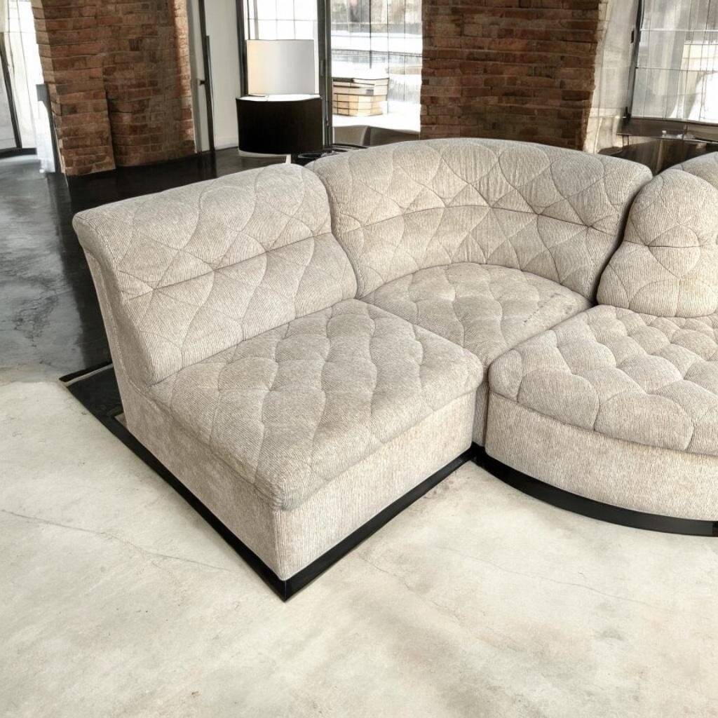 Canapé modulaire 5 pièces / salon vintage / fauteuil rétro
