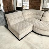 Canapé modulaire 5 pièces / salon vintage / fauteuil rétro