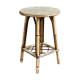Tabouret en rotin vintage