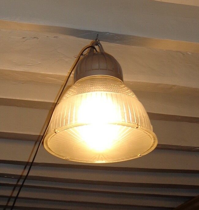 Ghost industrial hanging lamp model Ghost by Disano Italy 1980