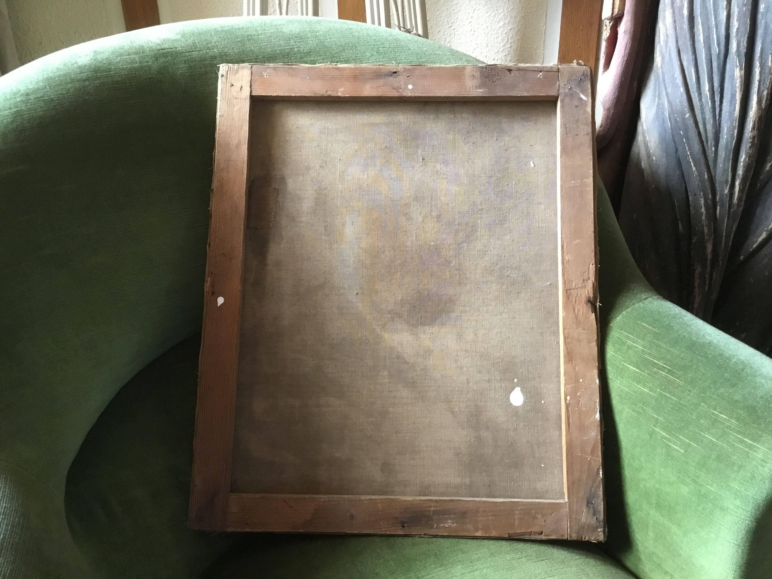 Portrait man with the mustache XIX