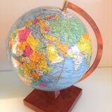 Globe in cardboard Girard and Barrere / vintage years 50-60