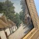 Small oil painting J.Poy 1900