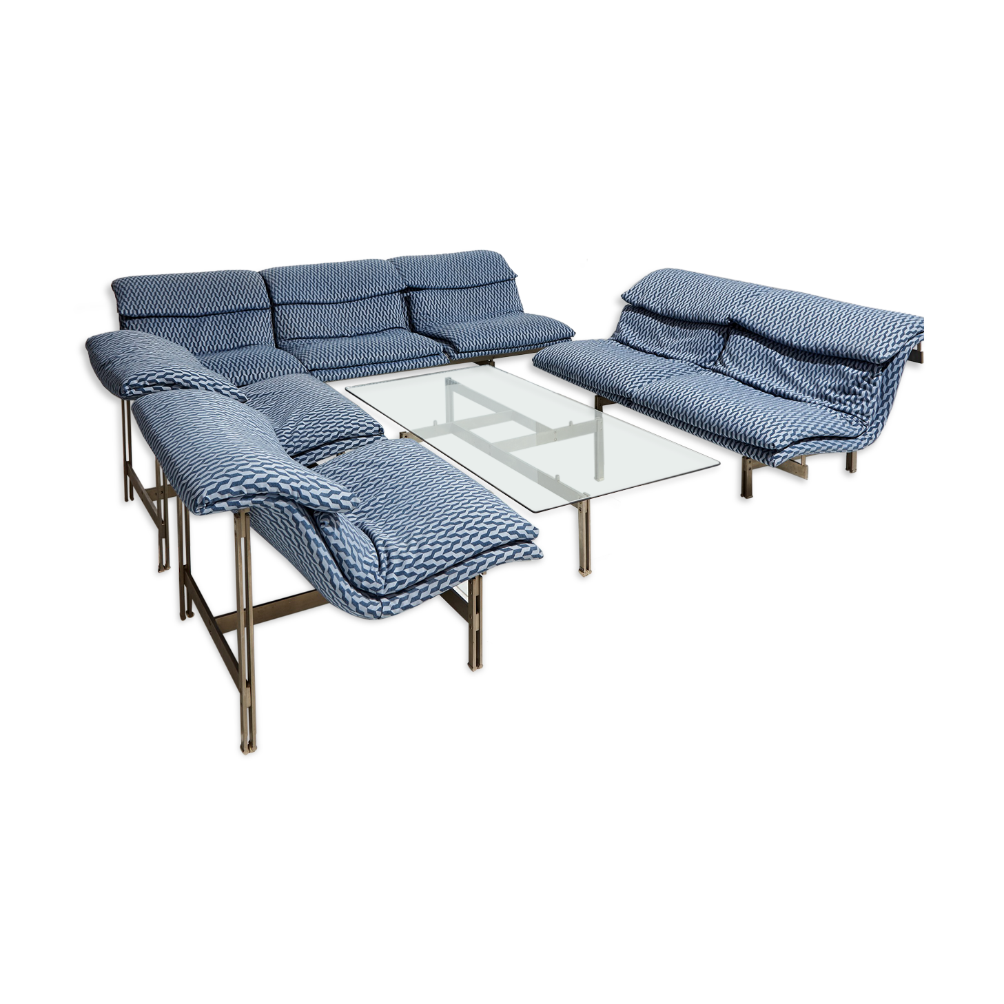 Wave modular sofa set by Giovanni Offredi for Saporiti Italia