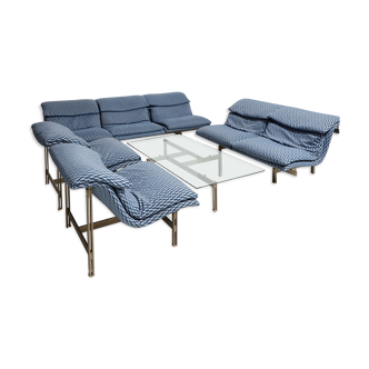 Wave modular sofa set by Giovanni Offredi for Saporiti Italia