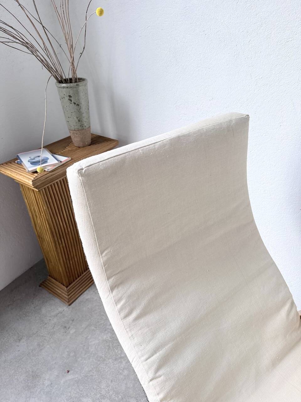 Transat hêtre bois courbé Ikea vintage Kim Samson