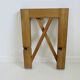 Scandinavian magazine rack in solid wood 1970