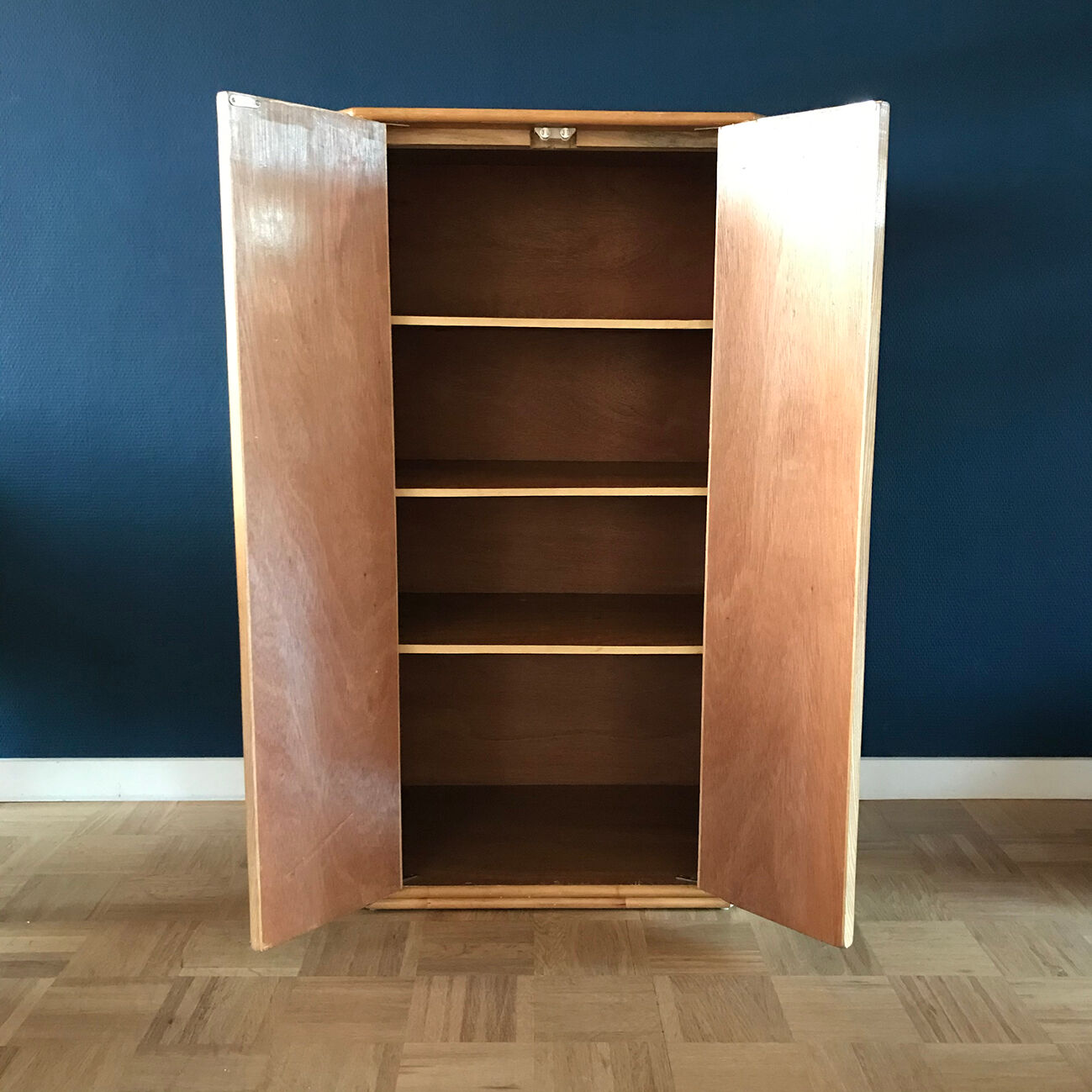 Mid century bamboo cabinet 1960s