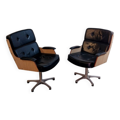 Paire de fauteuils Italien 1960