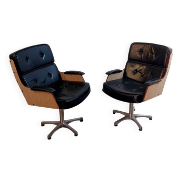 Pair of Italian armchairs 1960
