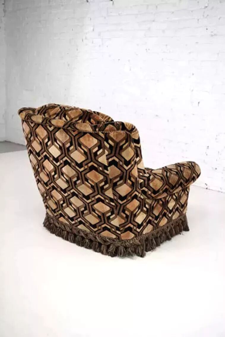 Set of 2 fabric armchairs