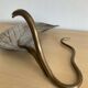 Art Nouveau brass and silver-plated metal pocket emptier
