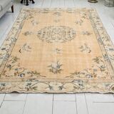 Oushak Wool Area Carpet -1751