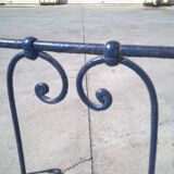 Napoleon III wrought iron folding bed