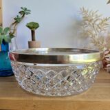 Circled crystal dish