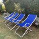 Lot de 4 transats pliants EMU