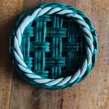 Woven green Vallauris trivet