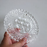 Paire de dessous de bouteille en cristal