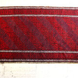 Afghan Baluch carpet, handmade 145x85.